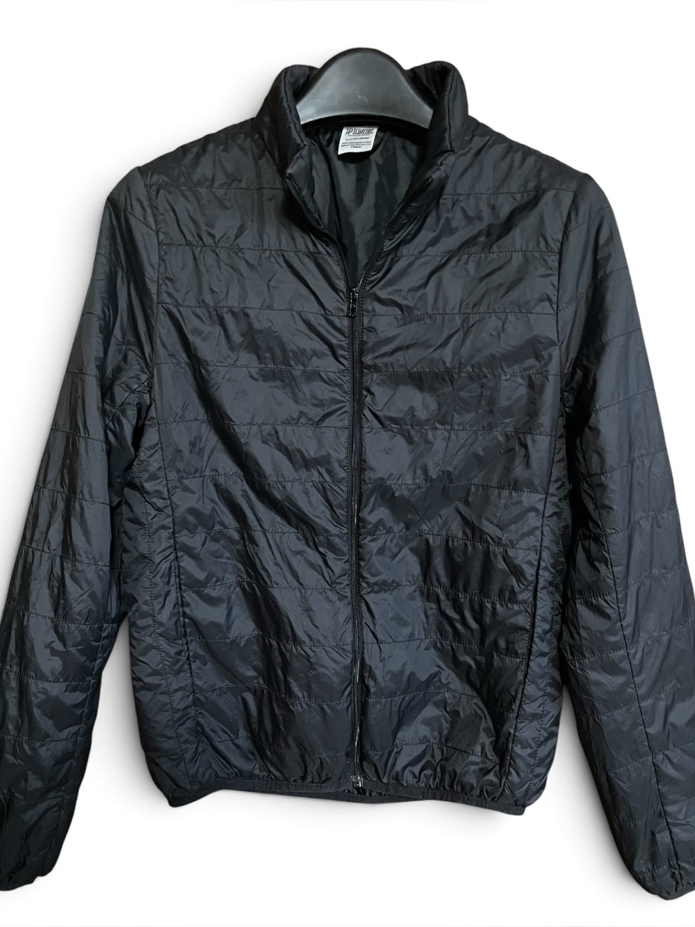 PINK Victoria's Secret Black Lightweight Quilted Puffer Jacket Women’s Size S